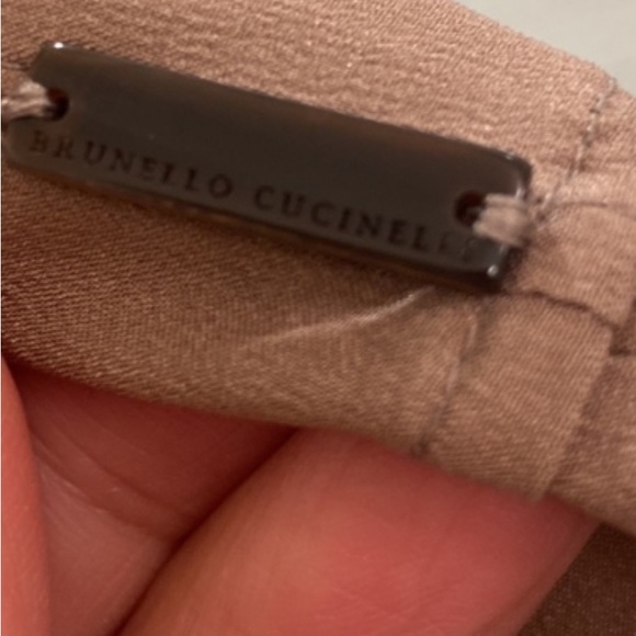 Brunello Cucinelli Silk peplum tank - Picture 2 of 10